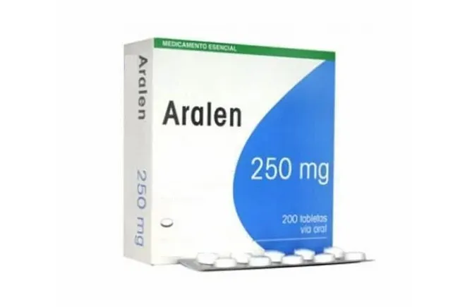 A box of Aralen (chloroquine) 250 mg tablets, an essential medicine for oral use, containing 200 tablets, used to treat malaria and certain autoimmune diseases.