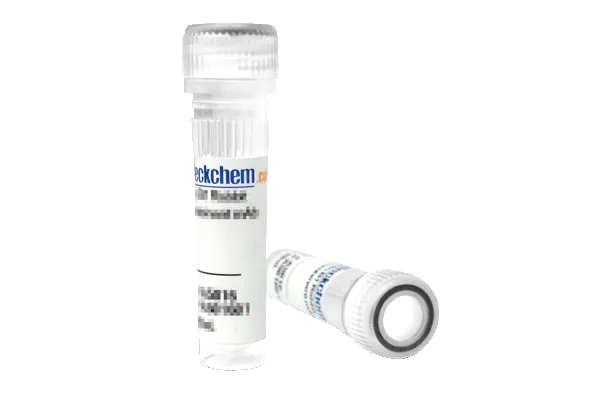Two small vials of Visilizumab from Eckchem, a research chemical.