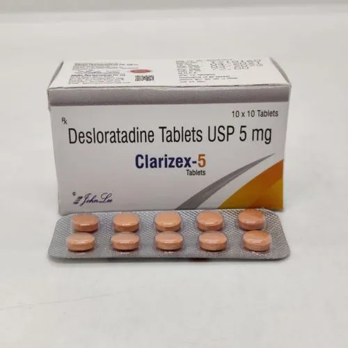Desloratadine 5mg tablets Clarizex for allergy relief
