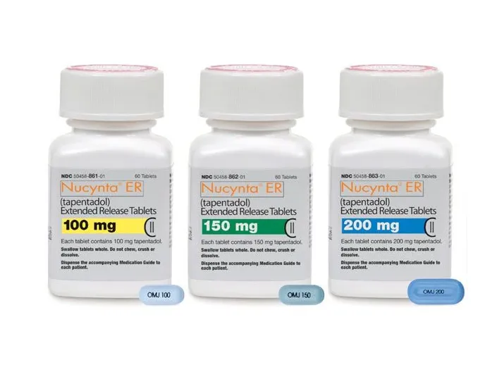 Tapentadol Nucynta ER (tapentadol) extended-release tablets in 100 mg, 150 mg, and 200 mg bottles